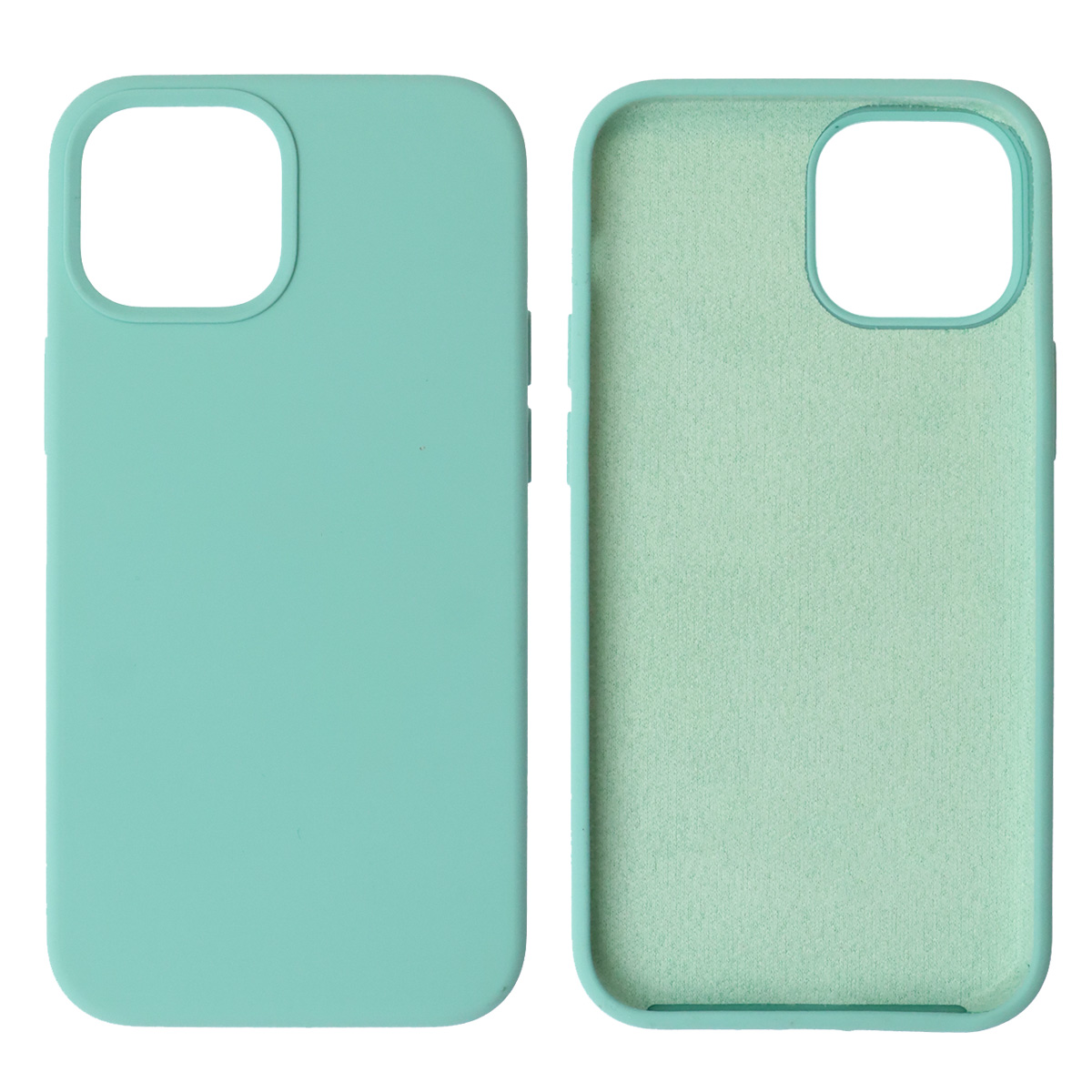Чехол накладка Silicon Case для APPLE iPhone 13 mini (5.4"), силикон, бархат, цвет бирюзовый