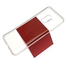 Чехол накладка TPU CASE для SAMSUNG Galaxy S9 (SM-G960), силикон, ультратонкий, цвет прозрачный.