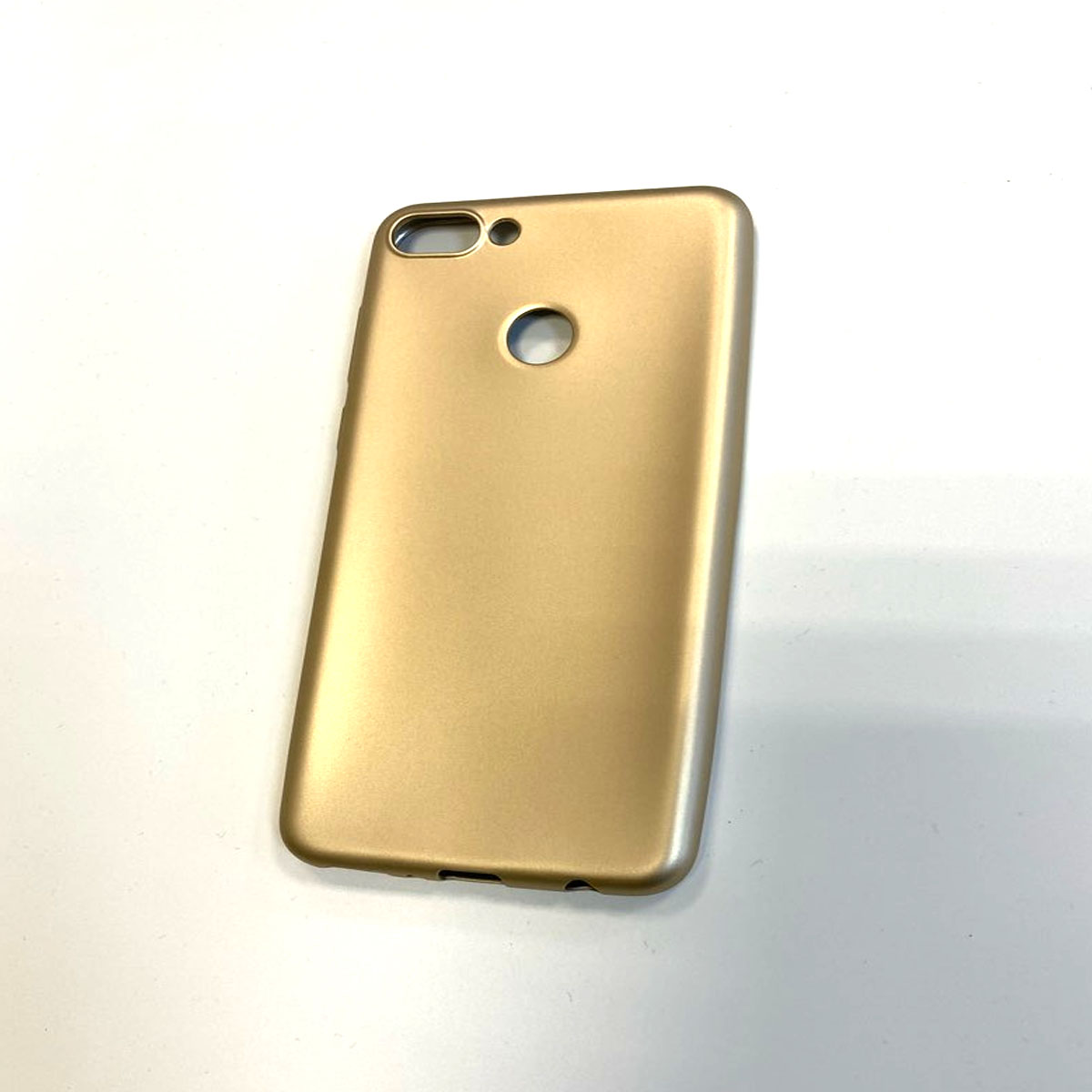 Чехол накладка J-Case THIN для HUAWEI Y9 2018, силикон, цвет золотистый