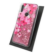 Чехол накладка TransFusion для XIAOMI Redmi 7, силикон, переливашка, рисунок Сакура.