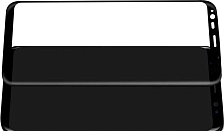 Защитное стекло 3D PREMIUM для SAMSUNG Galaxy S8 Plus (SM-G955), кант черный клеется вся поверхность.