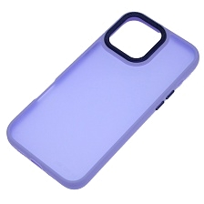 Чехол накладка для APPLE iPhone 16 Pro Max (6.9"), силикон, пластик, цвет сиреневый Чехол накладка для APPLE iPhone 16 Pro Max (6.9"), силикон, пластик, цвет сиреневый