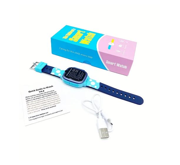 Умные часы для детей Smart Baby Watch Y92, 40mm, цвет голубой