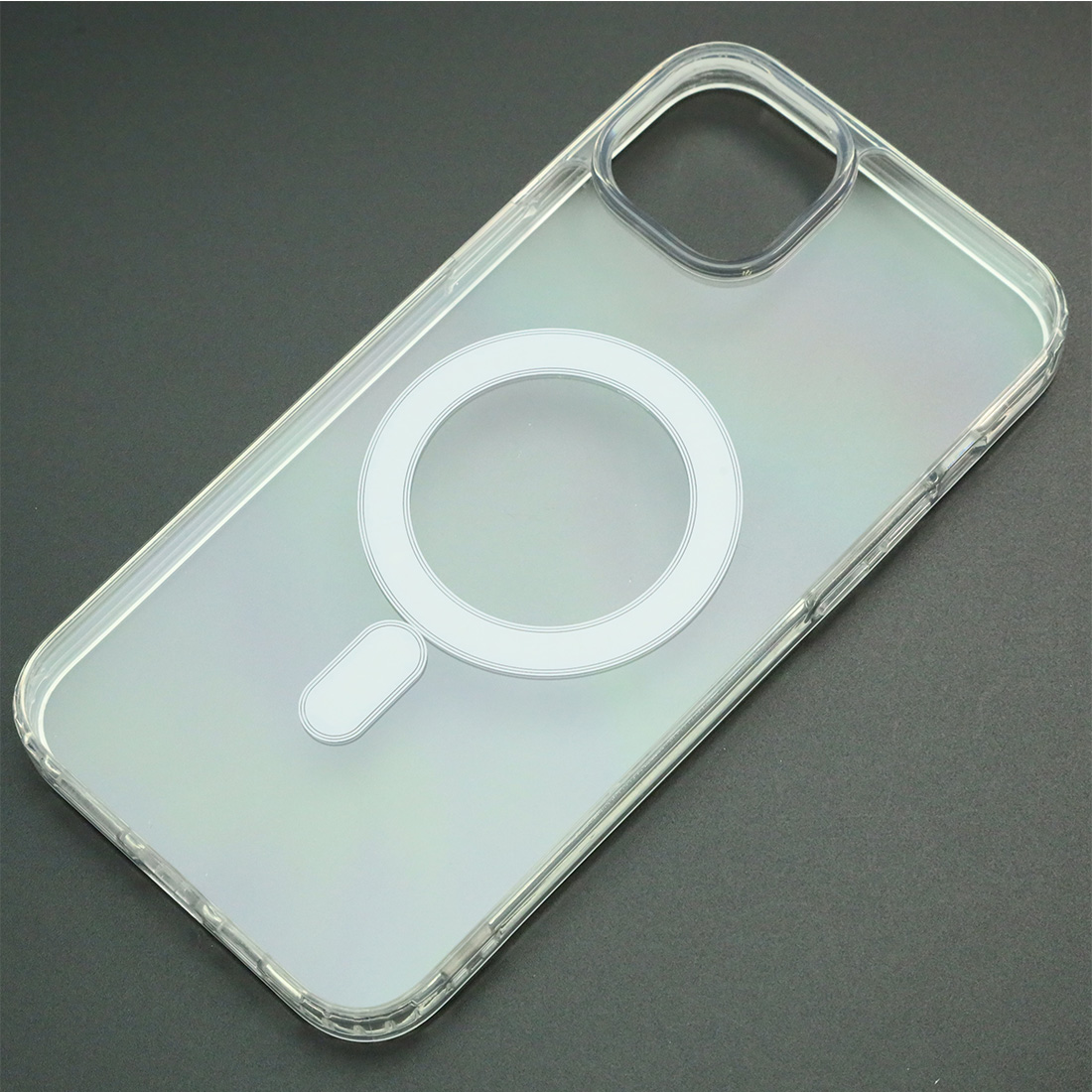 Чехол накладка с поддержкой MagSafe для APPLE iPhone 14 Plus, силикон, цвет прозрачный