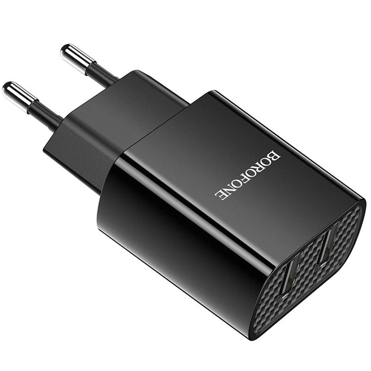 СЗУ (Сетевое зарядное устройство) BOROFONE BA53A Powerway, 2.1A, 2 USB, цвет черный | ВСЁ ПО 300 СЗУ (Сетевое зарядное устройство) BOROFONE BA53A Powerway, 2.1A, 2 USB, цвет черный | ВСЁ ПО 300
