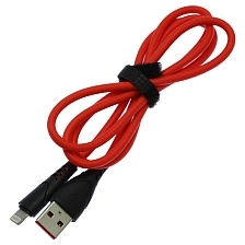 Кабель MRM G03 Lightning 8 pin, длина 1 метр, цвет черно красный