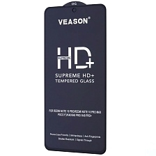 Защитное стекло VEASON HD+ для XIAOMI POCO F3, Redmi K40, Redmi K40 Pro, цвет окантовки черный