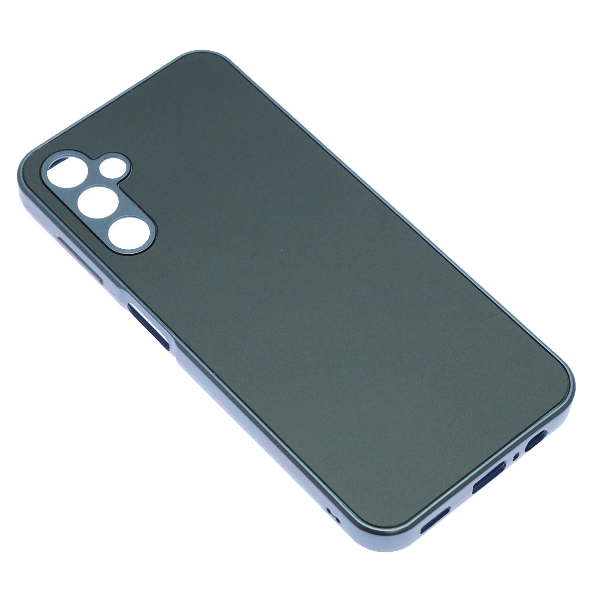 Чехол накладка для SAMSUNG Galaxy A14, защита камеры, силикон, пластик, цвет темно синий