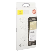 АКБ BASEUS BS-IP5 1440mAh, аккумулятор APPLE IPHONE 5, емкость 1440мАч, 3.8V.