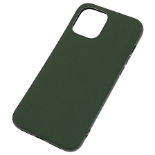 Чехол накладка для APPLE iPhone 12 Pro MAX (6.7"), силикон, цвет болотный