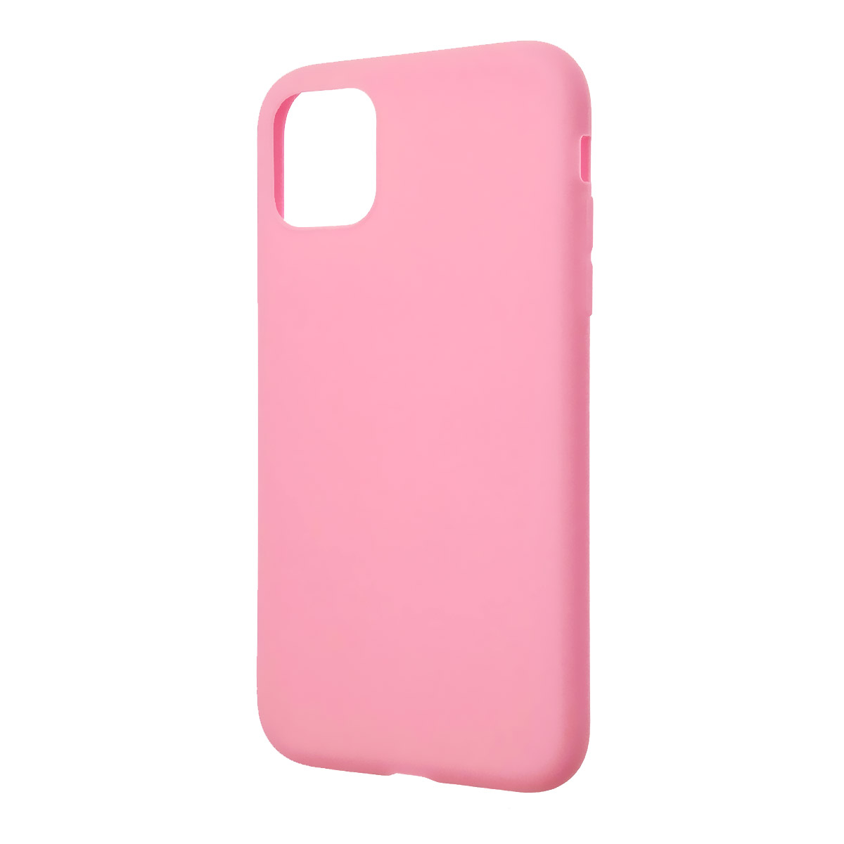 Чехол накладка GPS для APPLE iPhone 11, силикон, матовый, цвет розовый
