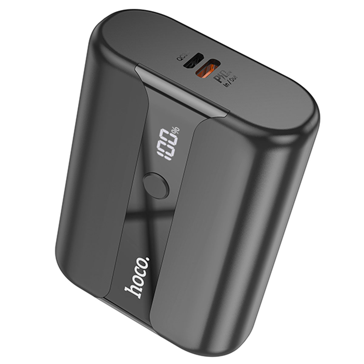 Внешний портативный аккумулятор, Power Bank HOCO Q3 Pro, 10000 mAh, 22.5W, PD20W, QC3.0, LED дисплей, цвет черный Внешний портативный аккумулятор, Power Bank HOCO Q3 Pro, 10000 mAh, 22.5W, PD20W, QC3.0, LED дисплей, цвет черный