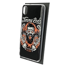 Чехол накладка для XIAOMI Redmi 7A, силикон, глянцевый, рисунок Timmi Rods