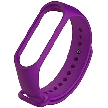 Сменный ремешок для фитнес браслета, смарт часов XIAOMI Mi Band 5, 6, цвет фиолетовый