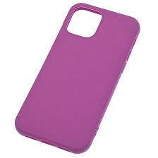 Чехол накладка для APPLE iPhone 12 (6.1"), iPhone 12 Pro (6.1"), силикон, матовый, цвет фиолетовый