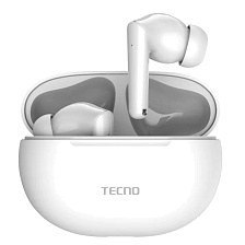 Гарнитура (наушники с микрофоном) беспроводная, TECNO Buds 3, цвет белый Гарнитура (наушники с микрофоном) беспроводная, TECNO Buds 3, цвет белый