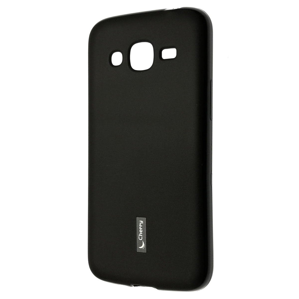 Чехол накладка Cherry для SAMSUNG Galaxy J2 2016, силикон, цвет черный.
