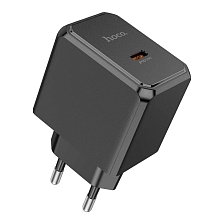 СЗУ (Сетевое зарядное устройство) HOCO CS13A Ocean, 20W, 1 USB Type C, PD20W, QC3.0, цвет черный