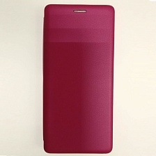 Чехол книжка для SAMSUNG Galaxy Note 8, экокожа, визитница, цвет малиновый