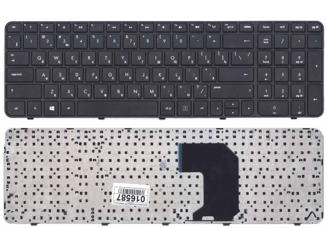 Клавиатура для HP Pavilion G7-2000 G7-2100 G7-2200 G7-2300 (черная).