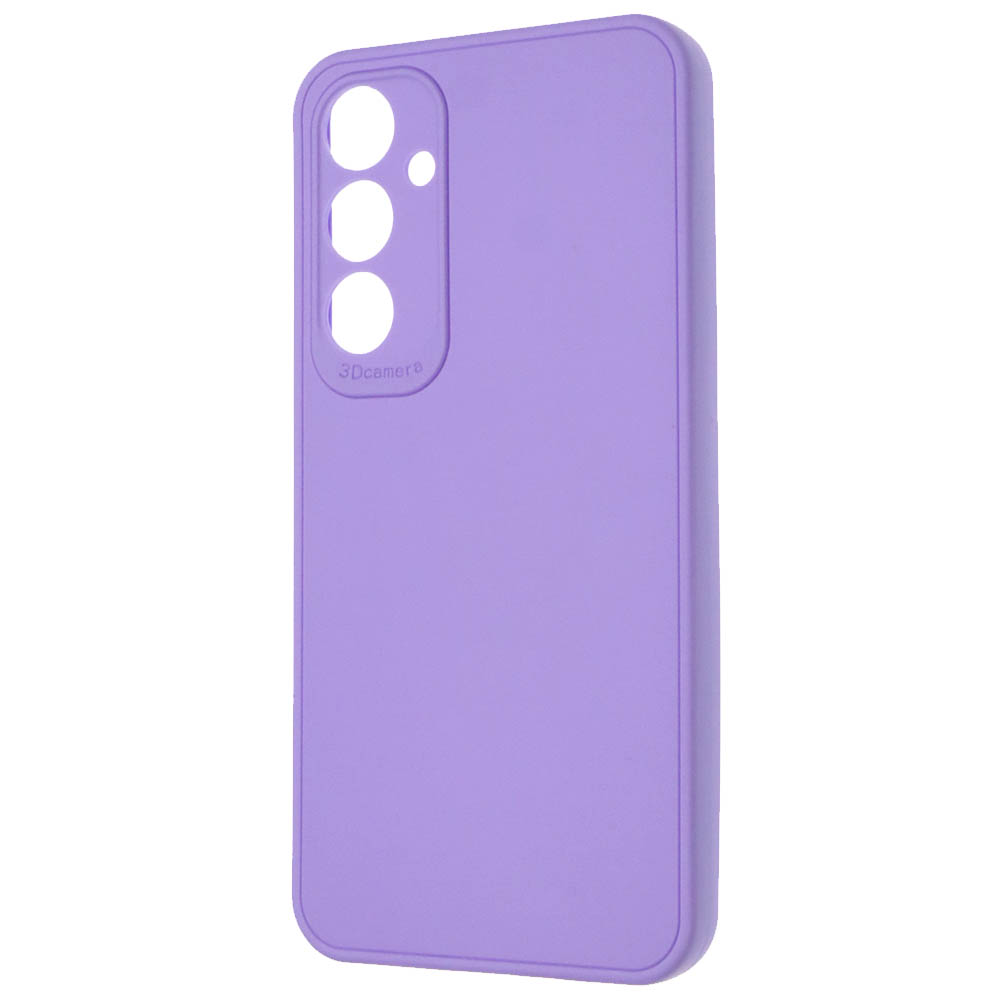 Чехол накладка для SAMSUNG Galaxy A35, защита камеры, силикон, цвет сиреневый