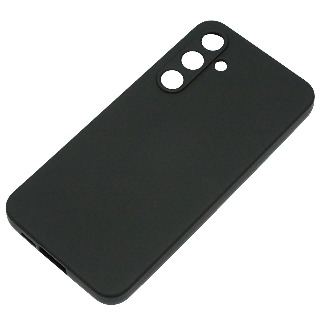 Чехол накладка NANO для SAMSUNG Galaxy A25 5G, защита камеры, силикон, бархат, цвет черный