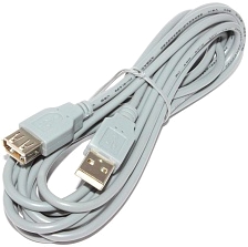 Удлинитель USB 2.0 Hama AM-AF 784670099 gold, 5.0 метров не подходит для USB модемов.