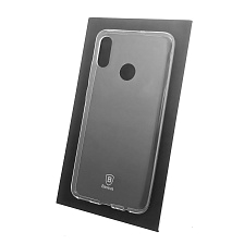 Чехол накладка BASEUS для HUAWEI P Smart 2019, Honor 10 Lite, силикон, прозрачный.
