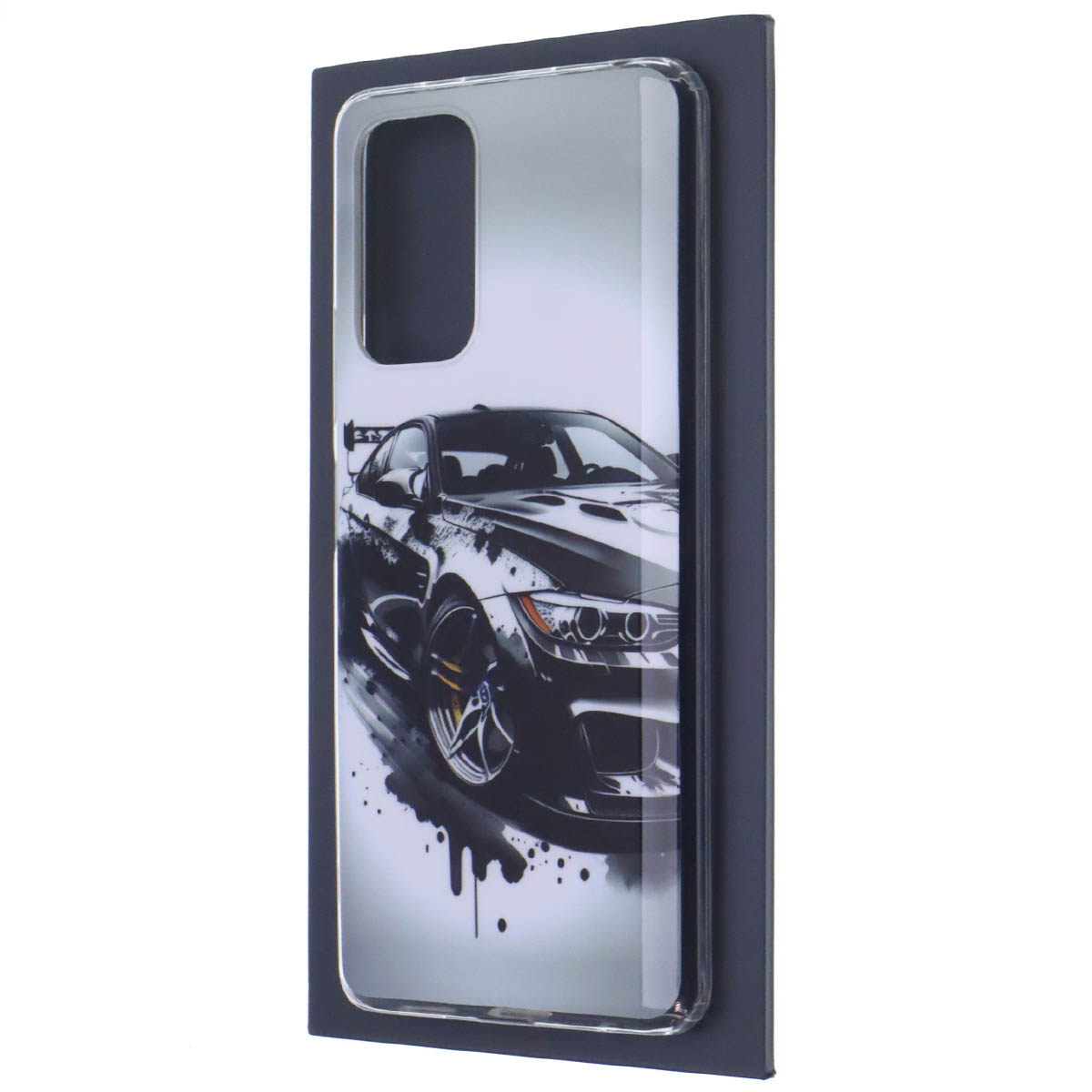 Чехол накладка для XIAOMI Redmi Note 10 Pro, силикон, рисунок Черный BMW