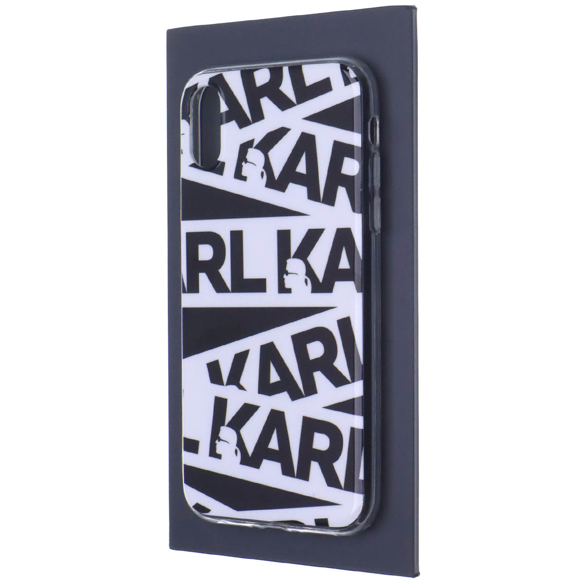 Чехол накладка для APPLE iPhone XR, силикон, рисунок Karl