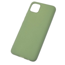 Чехол накладка SOFT TOUCH для Realme C11 2020, силикон, матовый, цвет фисташковый