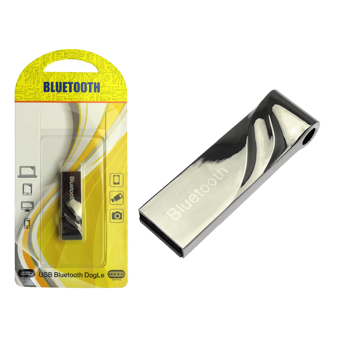 USB 2.0 Bluetooth адаптер 4.0+ERD LONG, с поддержкой протоколов A2DP, AVRCP, HFP и HSP, радиус действия 8-10 метров, цвет черный