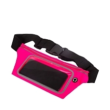 Чехол, поясная сумка для занятий спортом, водостойкая ткань, диагональ 5.5", цвет розовый