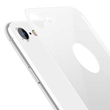 Защитное стекло для APPLE iPhone 7, iPhone 8, на заднюю сторону, цвет белый. Защитное стекло для APPLE iPhone 7, iPhone 8, на заднюю сторону, цвет белый.