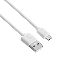Кабель Micro USB, MI CABLE, 2.4A, длина 1 метр, цвет белый