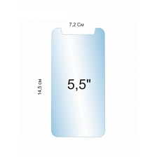 Защитное стекло /прозрачное/ BmCase для Universal 5.5 техпак.