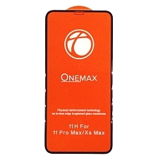 Защитное стекло Onemax для APPLE iPhone XS Max, iPhone 11 Pro Max, цвет окантовки черный Защитное стекло Onemax для APPLE iPhone XS Max, iPhone 11 Pro Max, цвет окантовки черный