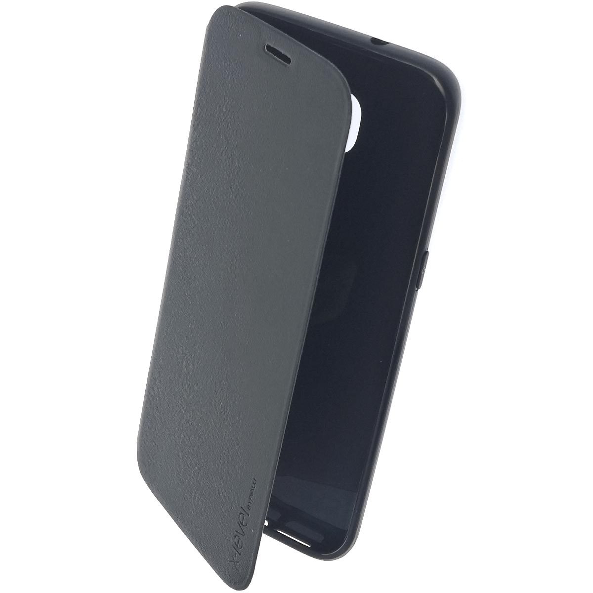 Чехол книжка FIBColor X-Level для SAMSUNG Galaxy S7 Edge (SM-G935), цвет черный.