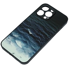 Чехол накладка для APPLE iPhone 15 Pro Max, силикон, пластик, рисунок Океан Чехол накладка для APPLE iPhone 15 Pro Max, силикон, пластик, рисунок Океан