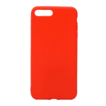 Чехол накладка для APPLE iPhone 7 Plus, iPhone 8 Plus, силикон, цвет красный.
