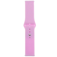 Ремешок для смарт часов универсальный 22 мм для SAMSUNG, силикон, цвет сиреневый