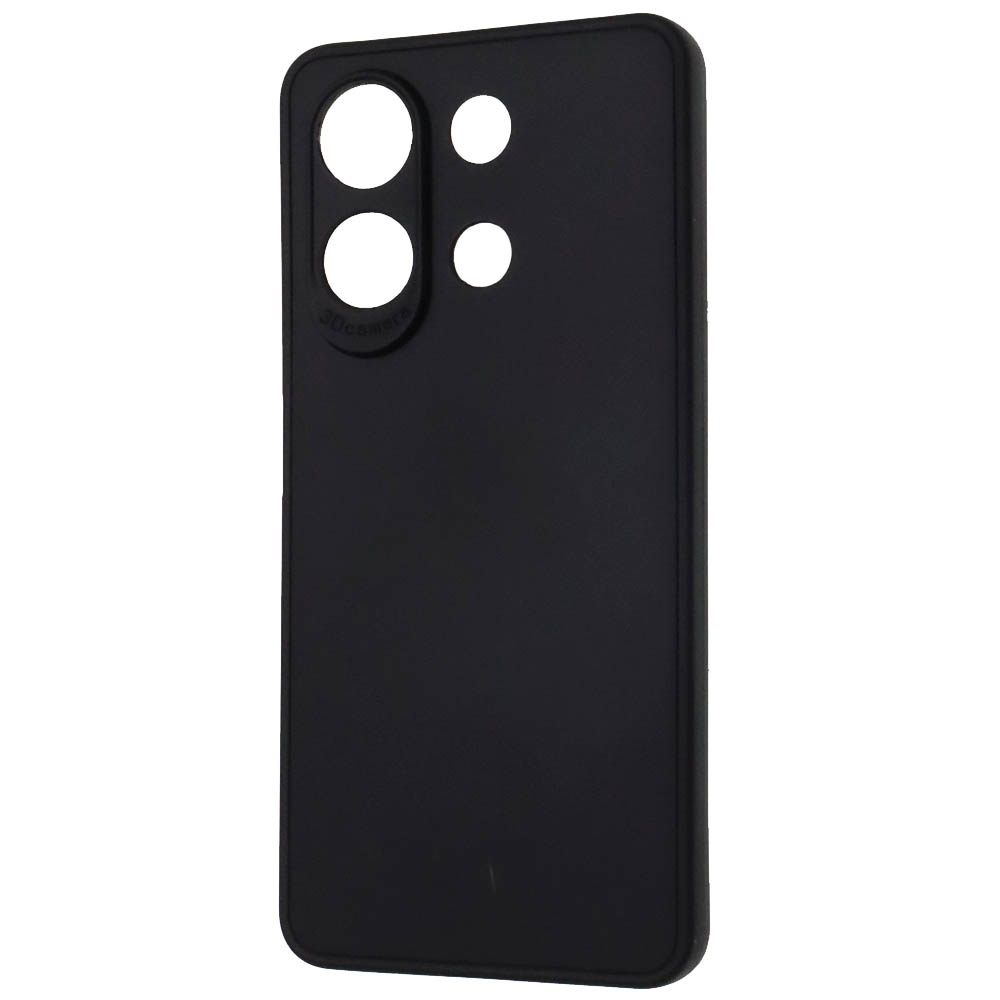 Чехол накладка для XIAOMI Redmi Note 13, защита камеры, силикон, цвет черный