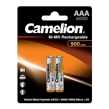 Аккумулятор перезаряжаемый CAMELION HR03 BL2 NI-MN, 900mAh, 1.2V