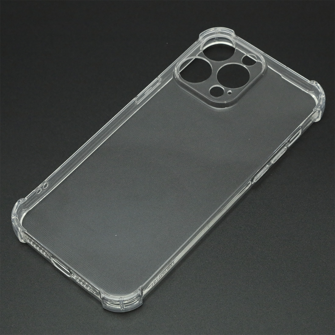 Чехол накладка для APPLE iPhone 14 Pro Max (6.7"), защита камеры, усиленные края, силикон, прозрачный