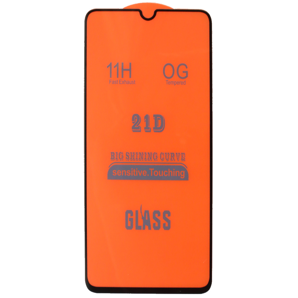 Защитное стекло 21D GLASS FULL GLUE для SAMSUNG Galaxy A22S (SM-A226), цвет окантовки черный