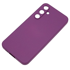 Чехол накладка NANO для SAMSUNG Galaxy A55 5G, защита камеры, силикон, бархат, цвет фиолетовый