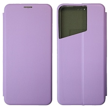 Чехол книжка STYLISH для TECNO Pova Neo 3, экокожа, визитница, цвет сиреневый