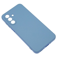 Чехол накладка NANO для SAMSUNG Galaxy A26 5G, Galaxy A17, защита камеры, силикон, бархат, цвет васильковый