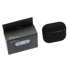 Чехол Silicon Case для беспроводных наушников APPLE AirPods 3, силикон, цвет черный