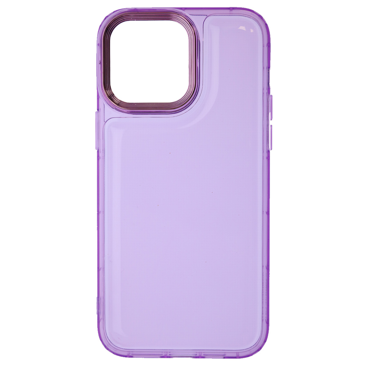 Чехол накладка AIR BAG для APPLE iPhone 14 Pro Max (6.7"), силикон, цвет прозрачно сиреневый